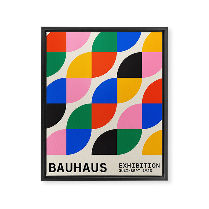 BAUHAUS 04: Exhibition 1923 | Mid Century Series  Framed Canvas Print Gallery Image 1
