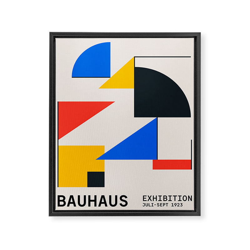 BAUHAUS 05: Exhibition 1923 | Mid Century Series  Framed Canvas Print Gallery Image 6