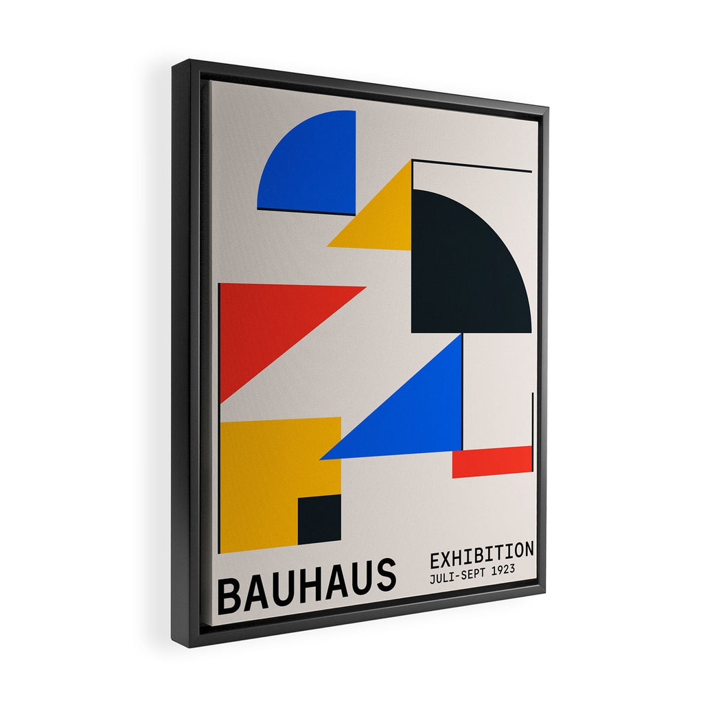 BAUHAUS 05: Exhibition 1923 | Mid Century Series  Framed Canvas Print Gallery Image 2