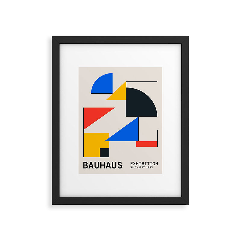 BAUHAUS 05: Exhibition 1923 | Mid Century Series  Framed Art Print Gallery Image 5