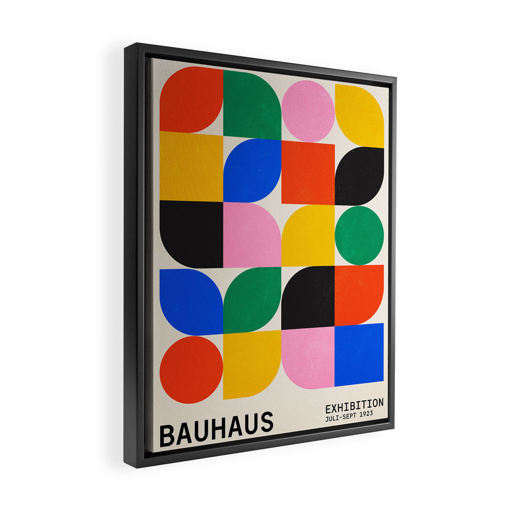 BAUHAUS 06: Exhibition 1923 | Mid Century Series  Framed Canvas Print Gallery Image 2