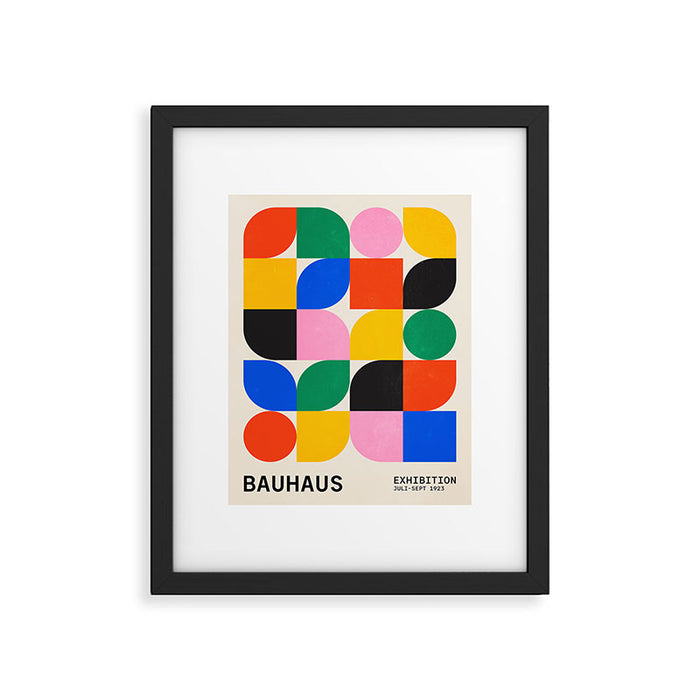 BAUHAUS 06: Exhibition 1923 | Mid Century Series  Framed Art Print Gallery Image 1
