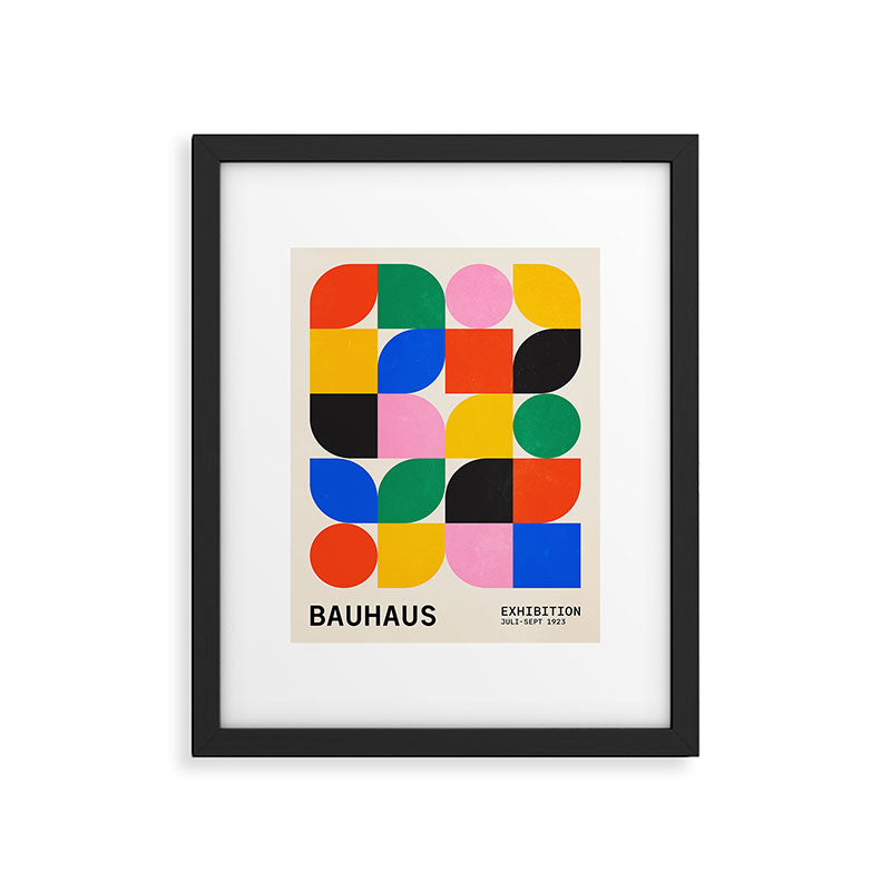 BAUHAUS 06: Exhibition 1923 | Mid Century Series  Framed Art Print Gallery Image 6