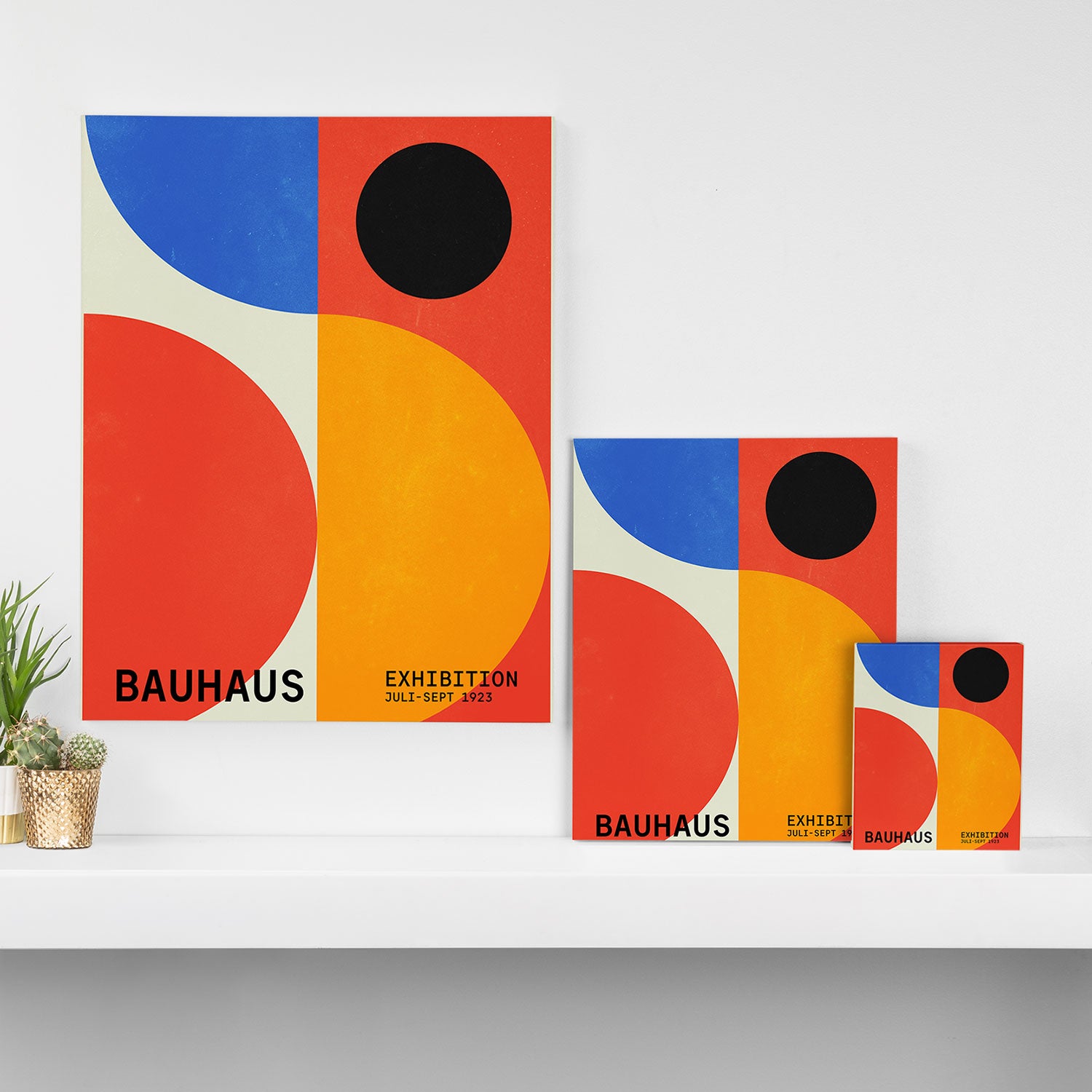 BAUHAUS 07: Exhibition 1923 | Mid Century Series Canvas Print Gallery Image 3