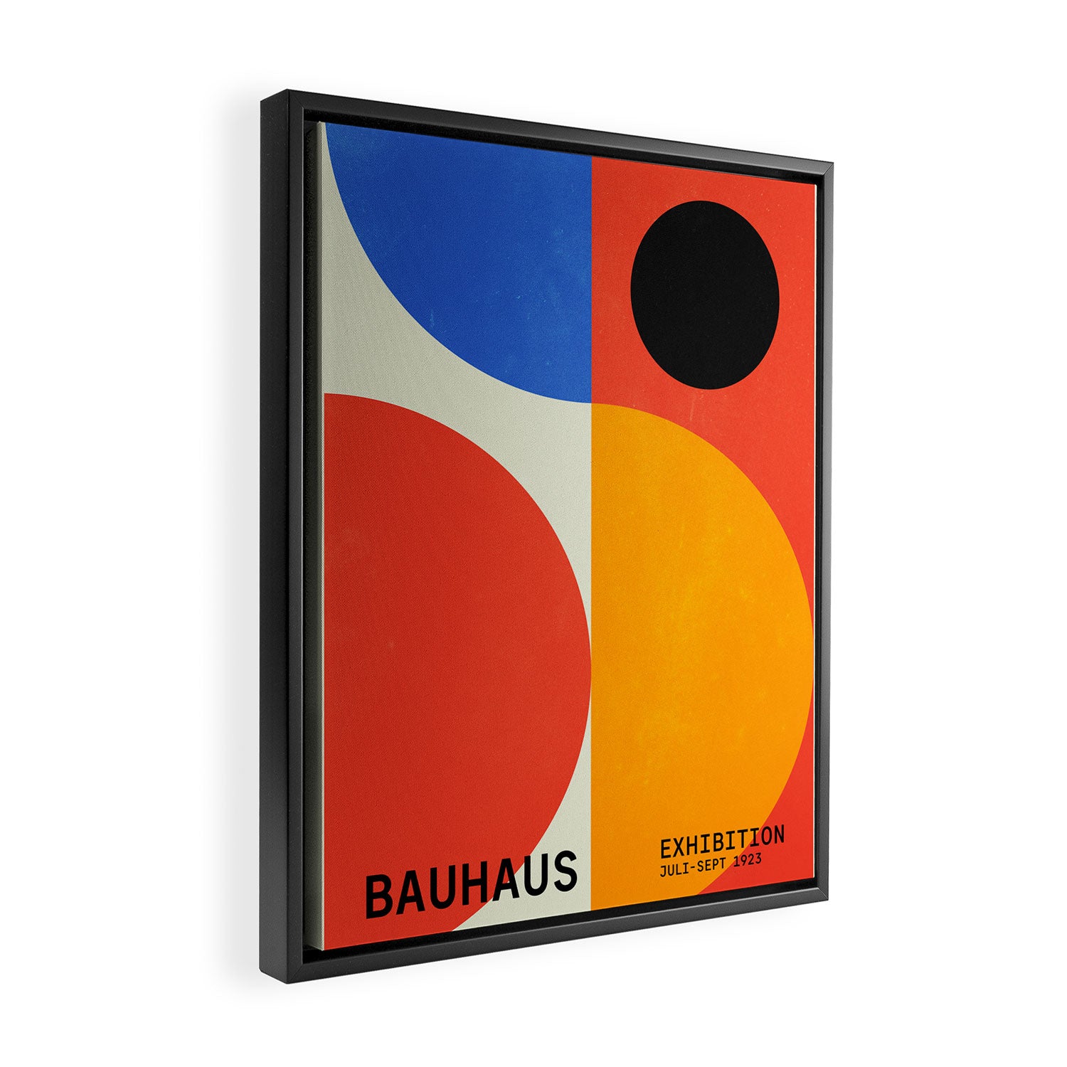 BAUHAUS 07: Exhibition 1923 | Mid Century Series Framed Canvas Print Gallery Image 2