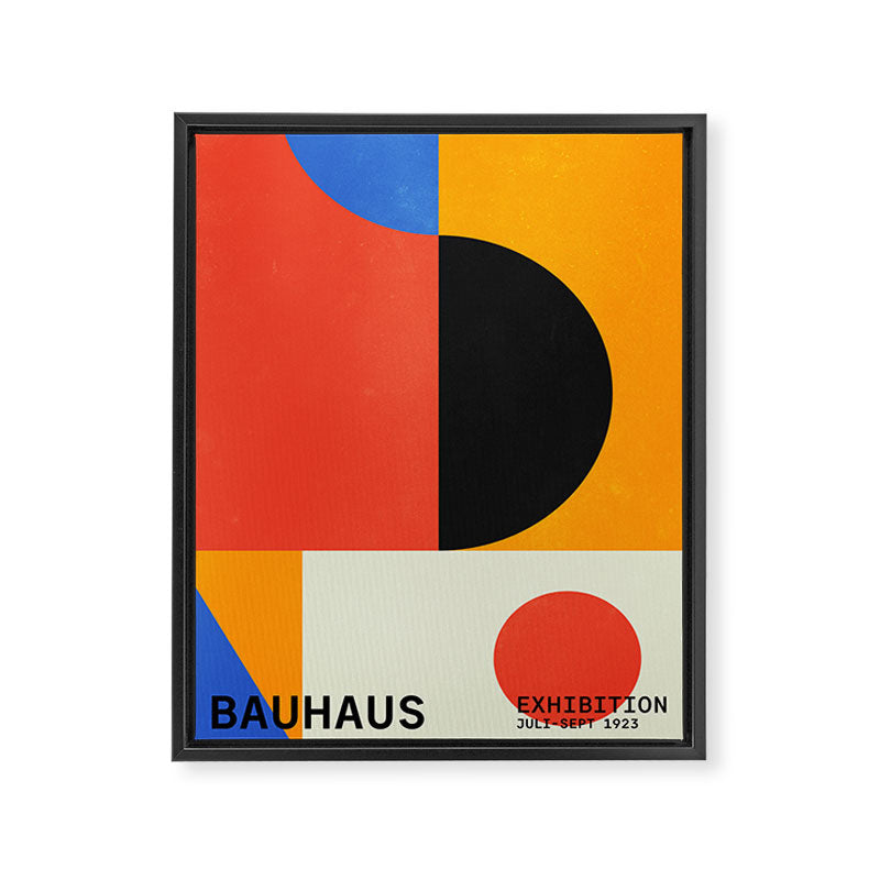 BAUHAUS 08: Exhibition 1923 | Mid Century Series Framed Canvas Print Gallery Image 6