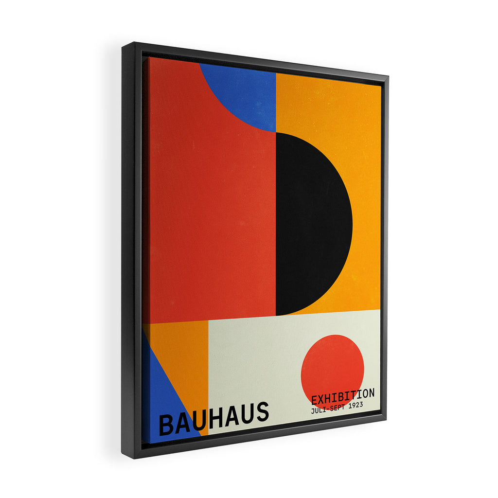 BAUHAUS 08: Exhibition 1923 | Mid Century Series Framed Canvas Print Gallery Image 2