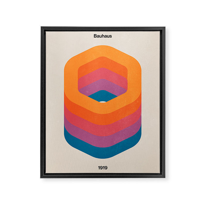 Bauhaus 1919 Exhibition 01 Framed Canvas Print Gallery Image 6