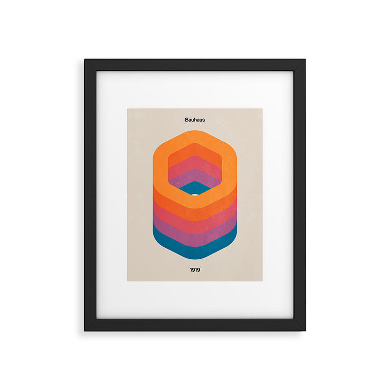 Bauhaus 1919 Exhibition 01 Framed Art Print Gallery Image 5