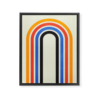 Bauhaus Arches Framed Canvas Print Gallery Image 6