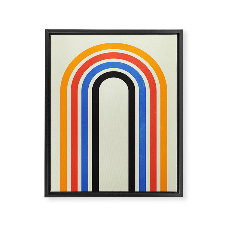 Bauhaus Arches Framed Canvas Print Gallery Image 6