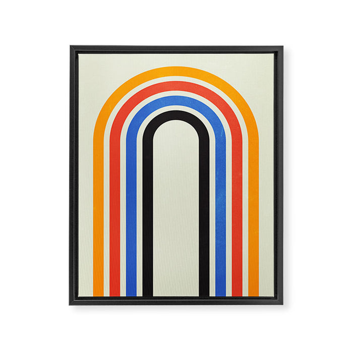 Bauhaus Arches Framed Canvas Print Gallery Image 1
