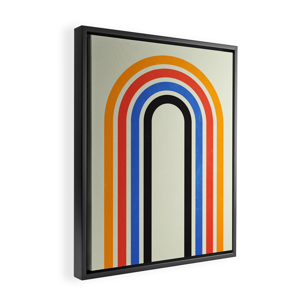 Bauhaus Arches Framed Canvas Print Gallery Image 2