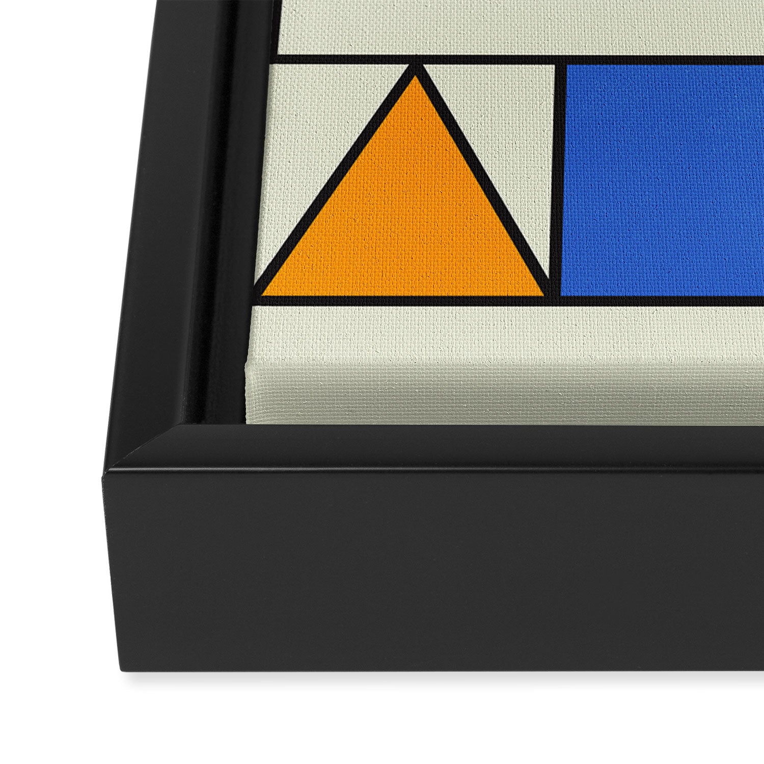 Bauhaus Blocks 02 Framed Canvas Print Gallery Image 3