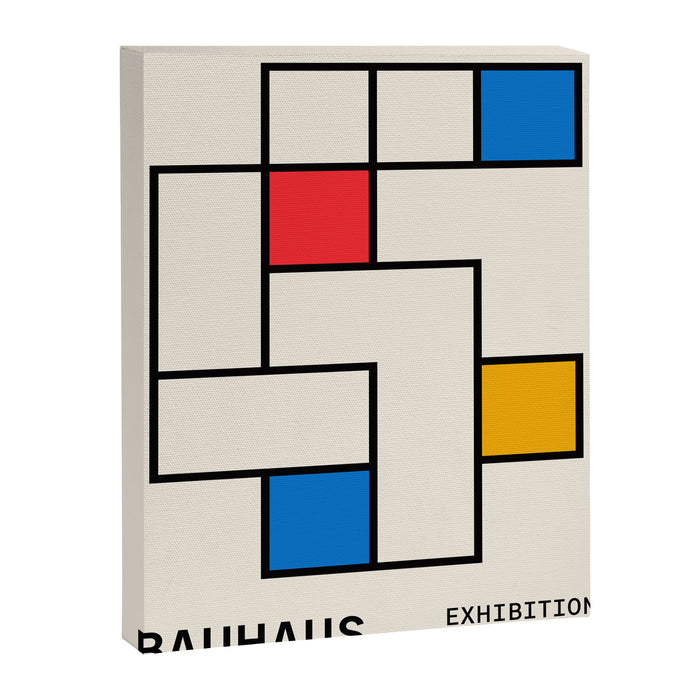 Bauhaus Blocks Canvas Print Gallery Image 1