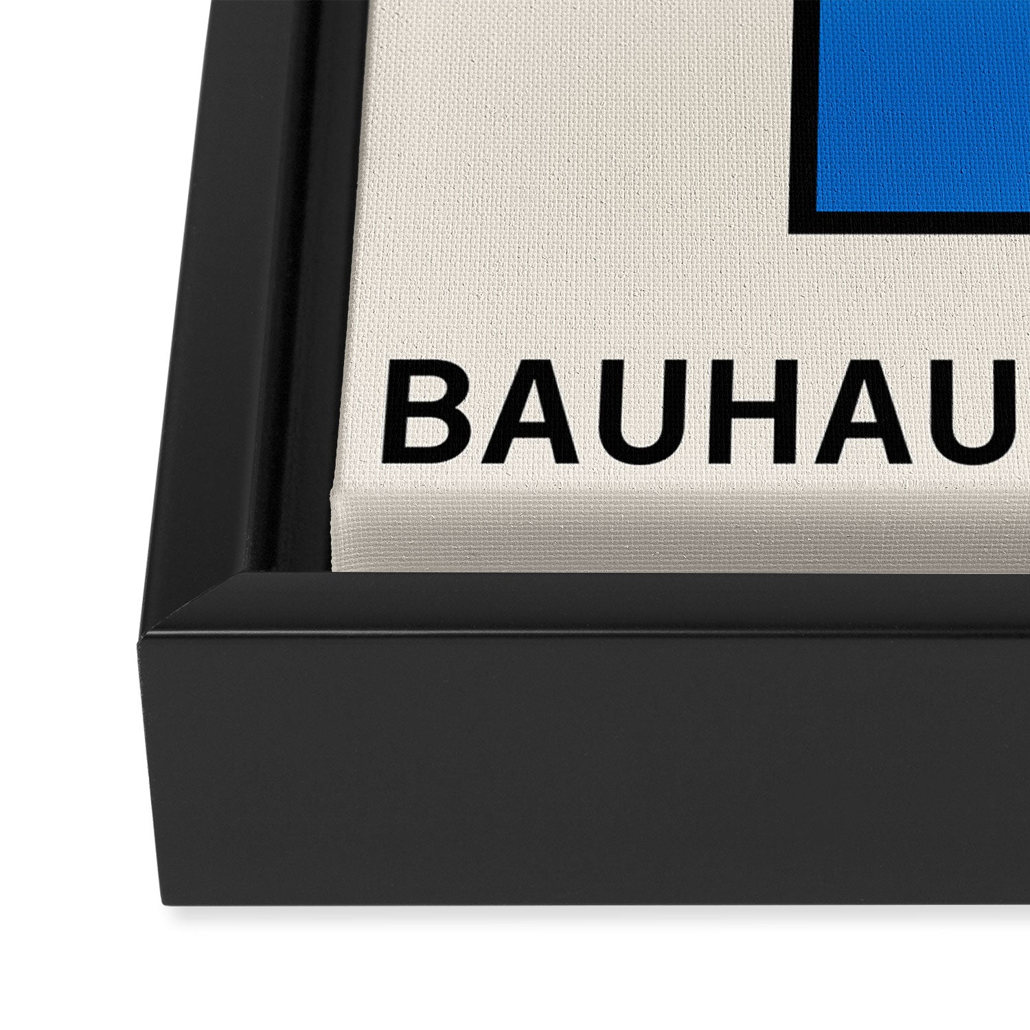 Bauhaus Blocks Framed Canvas Print Gallery Image 3