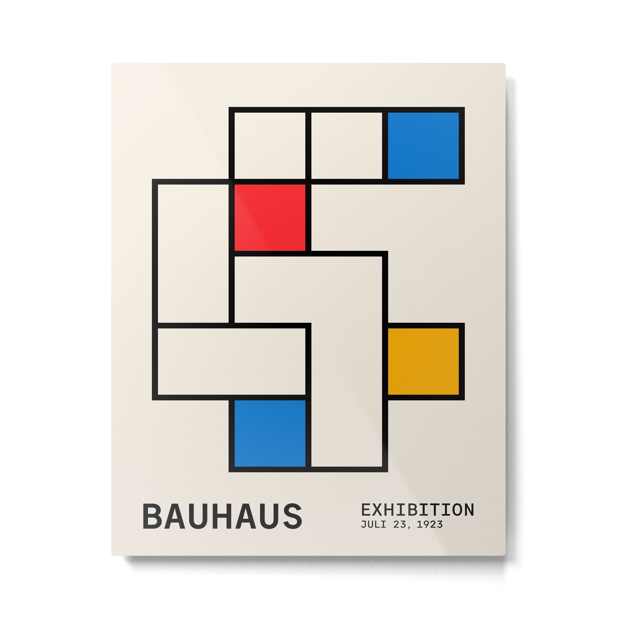 Bauhaus Blocks Metal Print Gallery Image 4