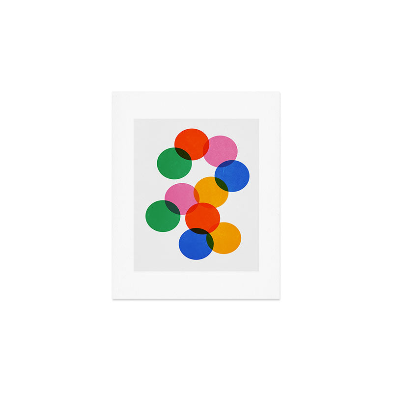 Bauhaus Circle Study Art Print Gallery Image 1