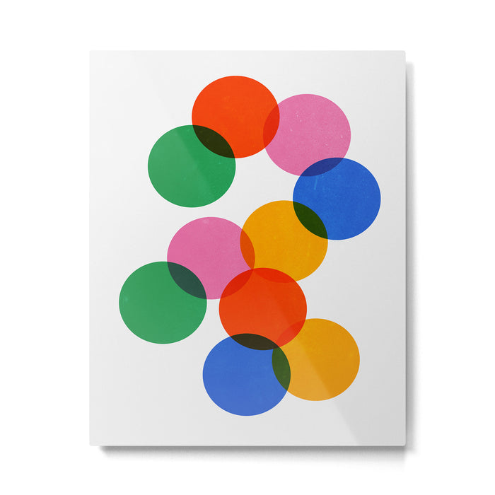 Bauhaus Circle Study Metal Print Gallery Image 1