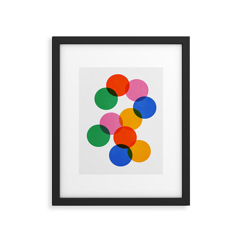 Bauhaus Circle Study Framed Art Print Gallery Image 5