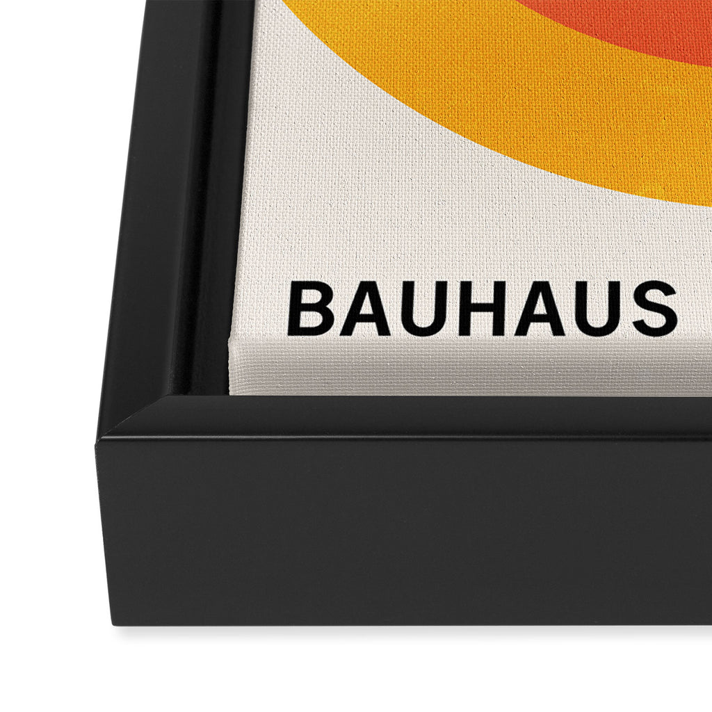 Bauhaus Circles: 1919 Exhibition Framed Canvas Print Gallery Image 3