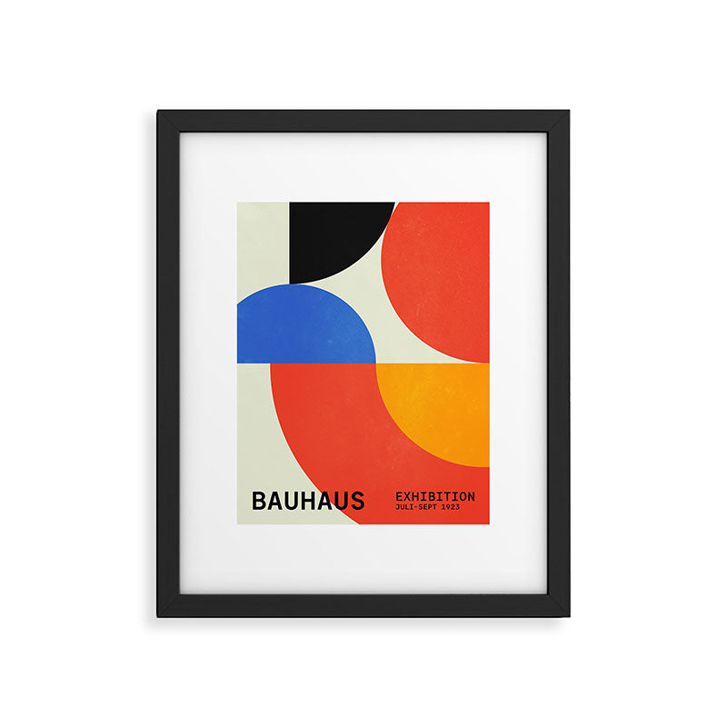 BAUHAUS 02: Exhibition 1923 | Mid Century Series  Framed Art Print Gallery Image 5