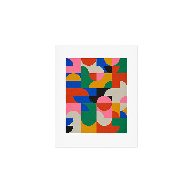 BAUHAUS PATTERN STUDY 01 Art Print Gallery Image 1
