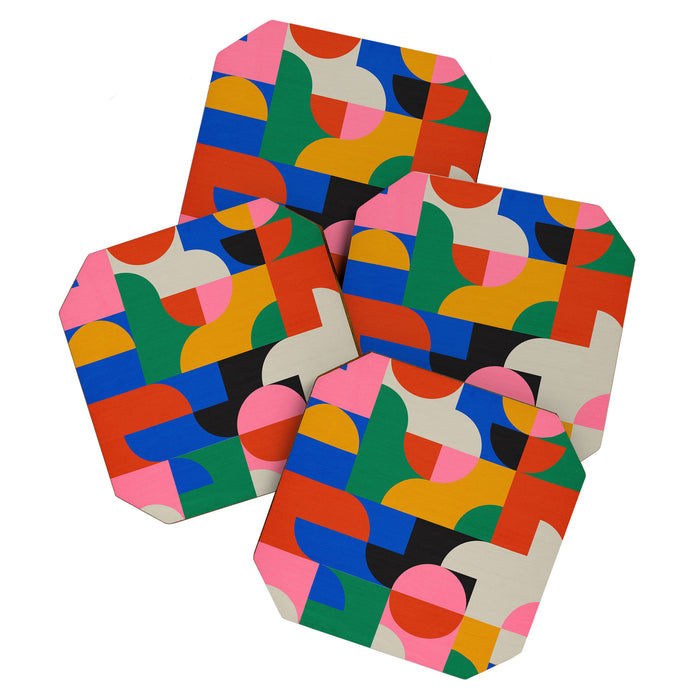 BAUHAUS PATTERN STUDY 01 Coaster Gallery Image 1