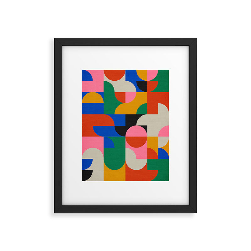 BAUHAUS PATTERN STUDY 01 Framed Art Print Gallery Image 5