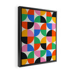 BAUHAUS PATTERN STUDY 02 Framed Canvas Print Gallery Image 2