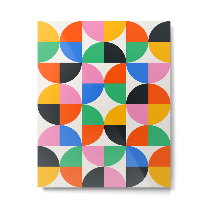 BAUHAUS PATTERN STUDY 02 Metal Print Gallery Image 1