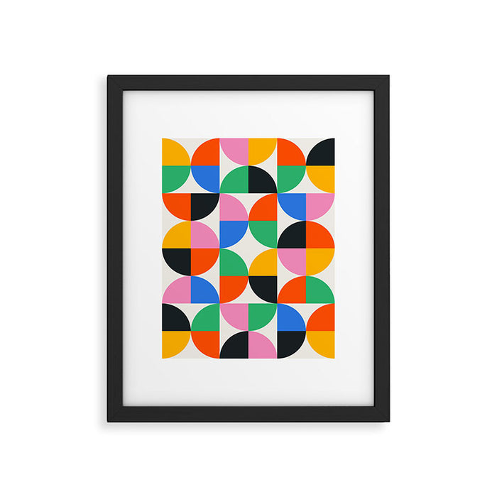BAUHAUS PATTERN STUDY 02 Framed Art Print Gallery Image 1