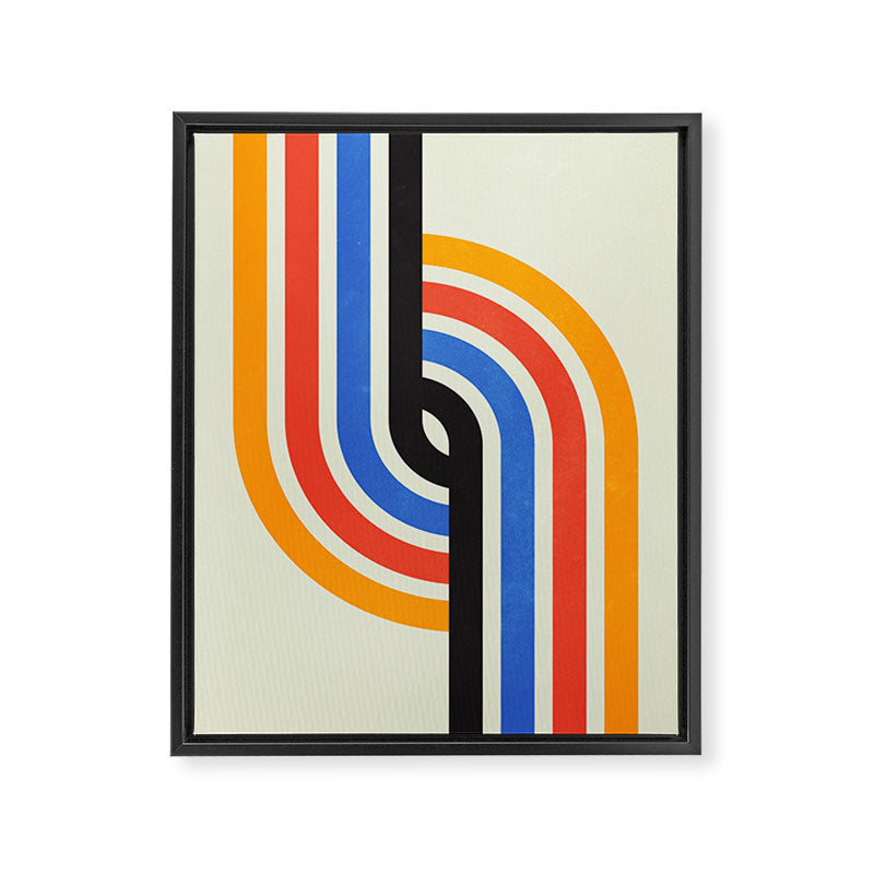 Bauhaus Tracks Framed Canvas Print Gallery Image 6