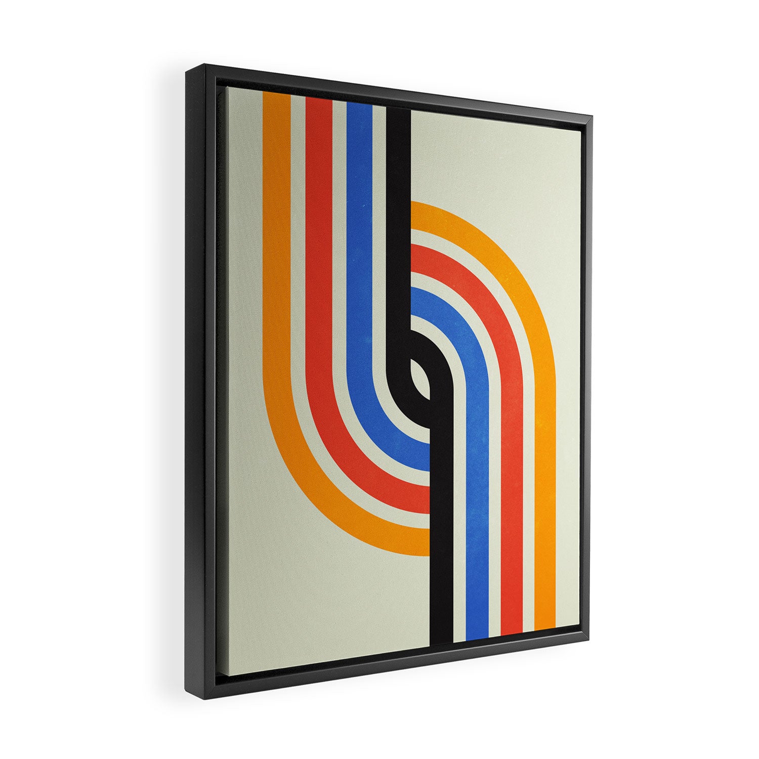 Bauhaus Tracks Framed Canvas Print Gallery Image 2