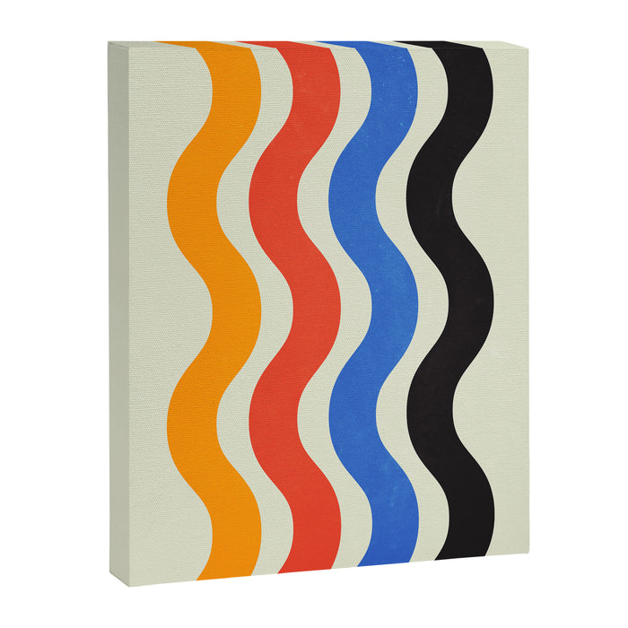 Bauhaus Waves Canvas Print Gallery Image 1
