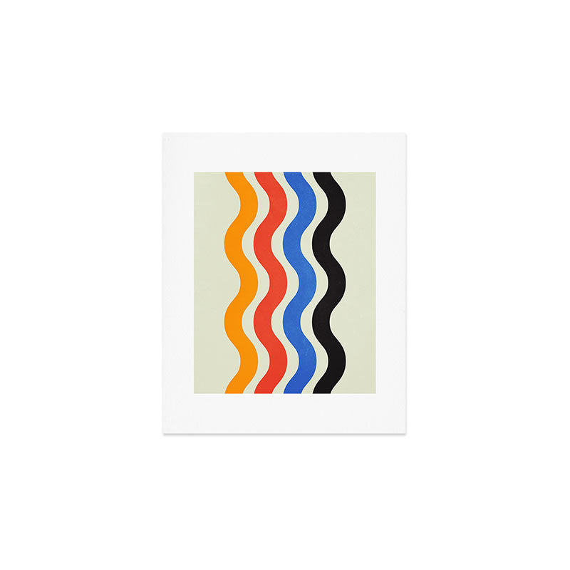 Bauhaus Waves Art Print Gallery Image 1