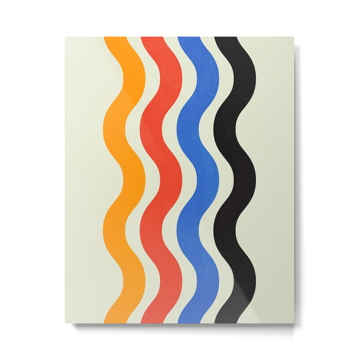 Bauhaus Waves Metal Print Gallery Image 1