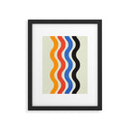 Bauhaus Waves Framed Art Print Gallery Image 4