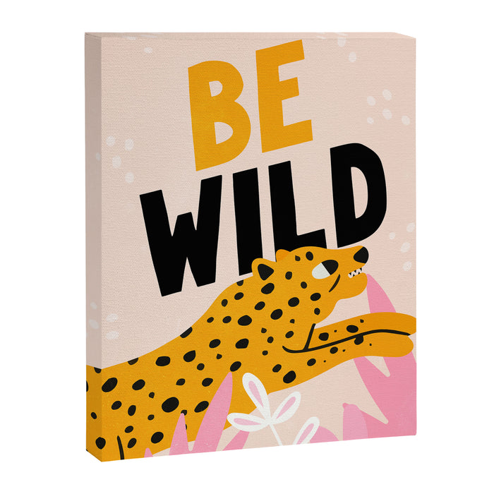 Be Wild: The Peach Edition Canvas Print Gallery Image 1