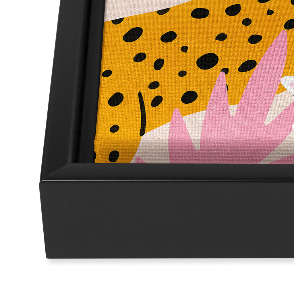 Be Wild: The Peach Edition Framed Canvas Print Gallery Image 3
