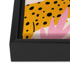 Be Wild: The Peach Edition Framed Canvas Print Gallery Image 3