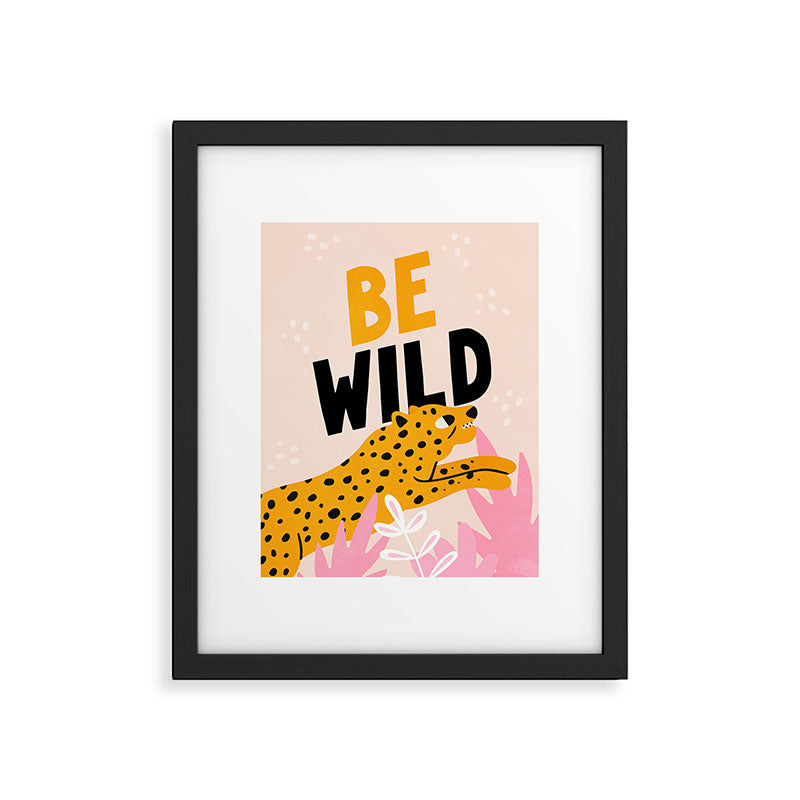 Be Wild: The Peach Edition Framed Art Print Gallery Image 4