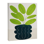 Black Pearl Vase & Spring Bud Leaves: Vases & Stuff 02 Canvas Print Gallery Image 6