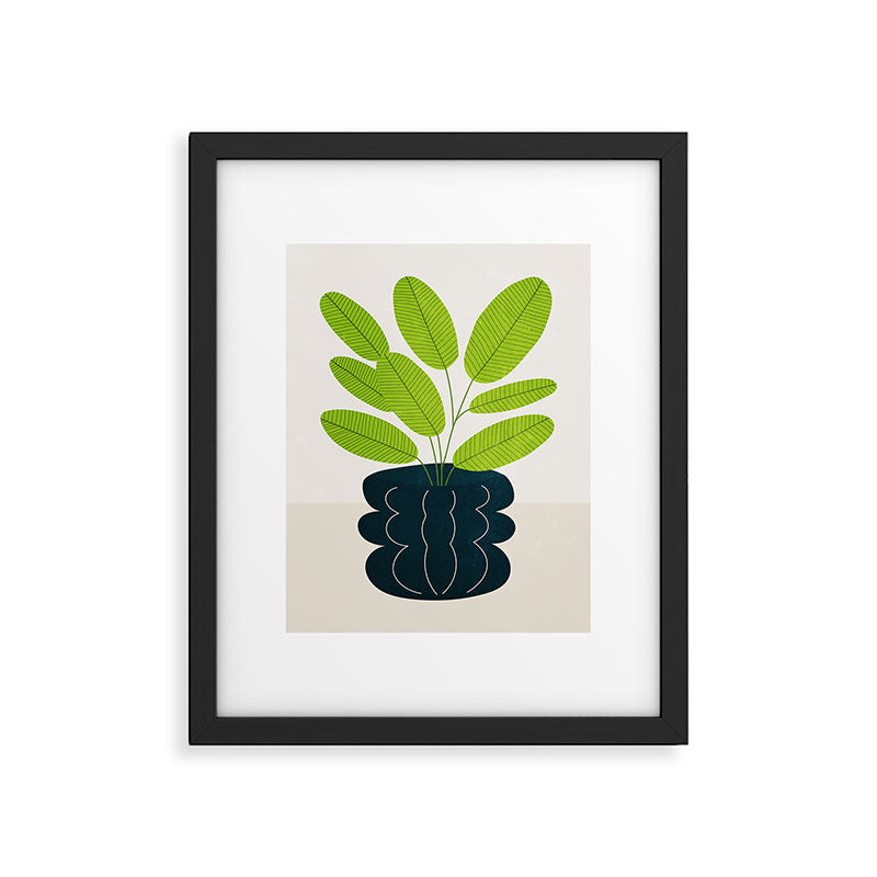 Black Pearl Vase & Spring Bud Leaves: Vases & Stuff 02 Framed Art Print Gallery Image 5