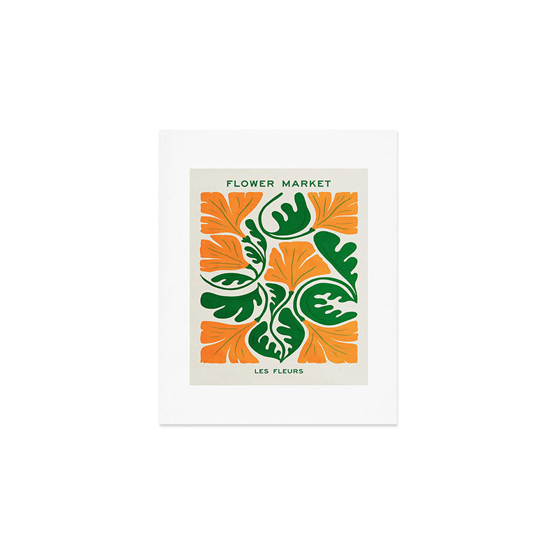 Blaze & Green: Les Fleurs | Flower Market 03 | Spring Summer 23 Art Print Gallery Image 1
