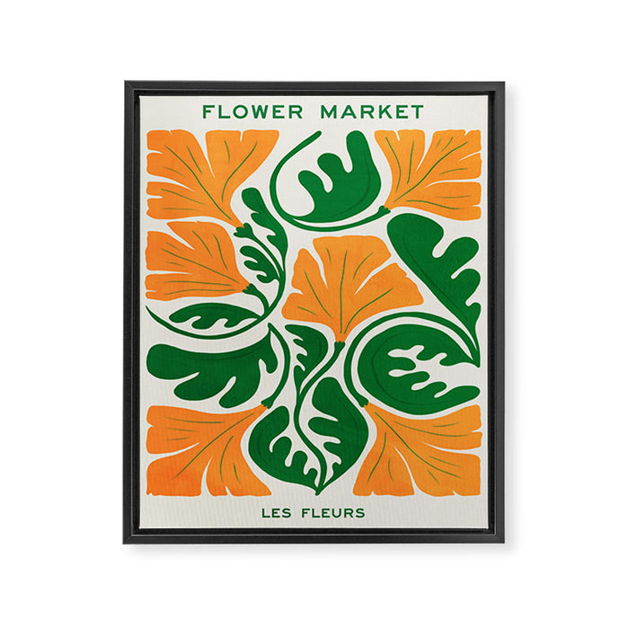 Blaze & Green: Les Fleurs | Flower Market 03 | Spring Summer 23 Framed Canvas Print Gallery Image 1