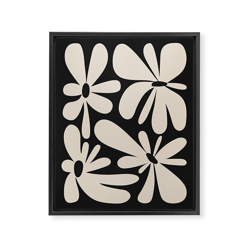 Bloom: Black & White Matisse Edition Framed Canvas Print Gallery Image 8