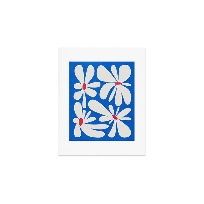 Bloom: Cobalt Blue Matisse Color Series 02 Art Print Gallery Image 1