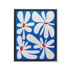 Bloom: Cobalt Blue Matisse Color Series 02 Framed Canvas Print Gallery Image 6