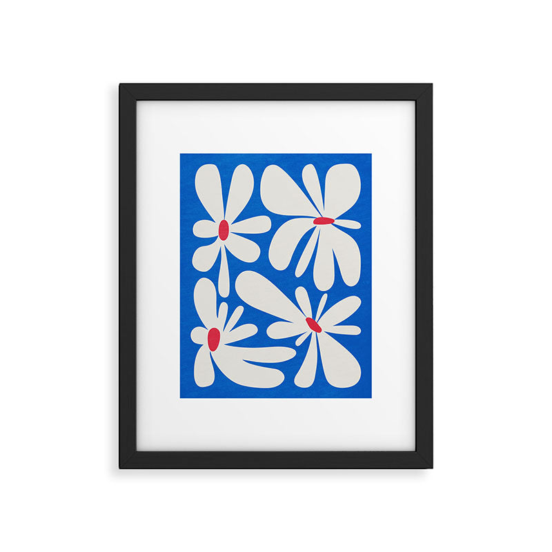 Bloom: Cobalt Blue Matisse Color Series 02 Framed Art Print Gallery Image 5